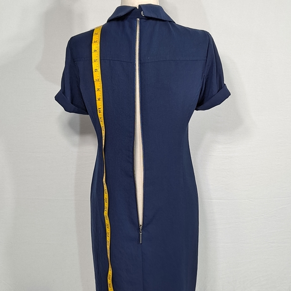 Nanette Lepore Navy Blue Lace Up Dress Nanette Lepore Navy Blue Lace Up Dress
